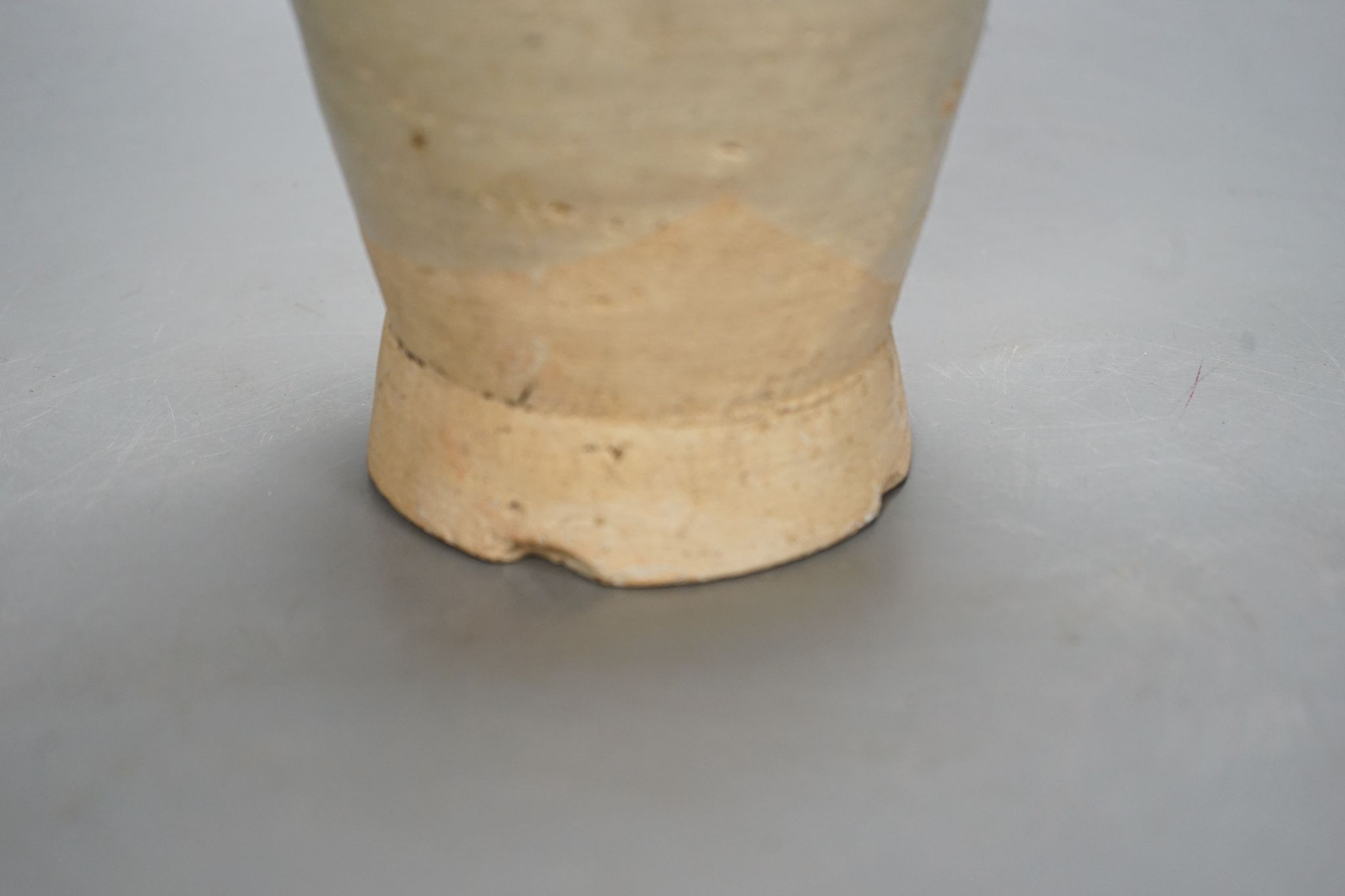A Chinese Qingbai funerary jar and cover, Song Dynasty, 56cm